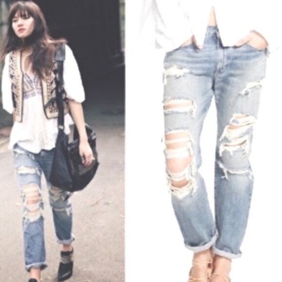 Denim & Supply Ralph Lauren Denim - Denim and Supply Ralph Lauren boyfriend dressed jeans 30